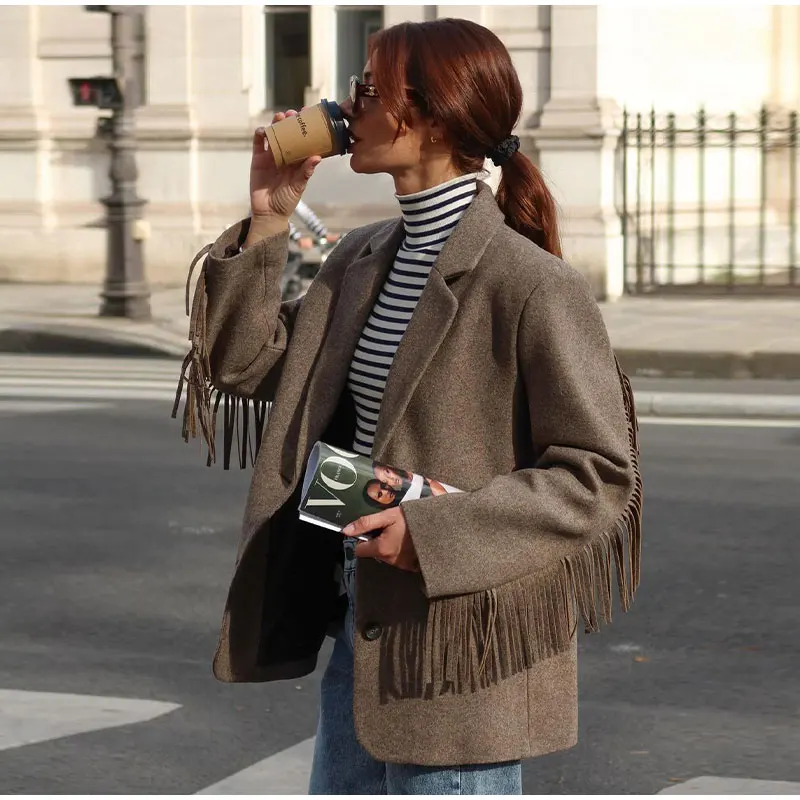Raverya - Wollen blazer