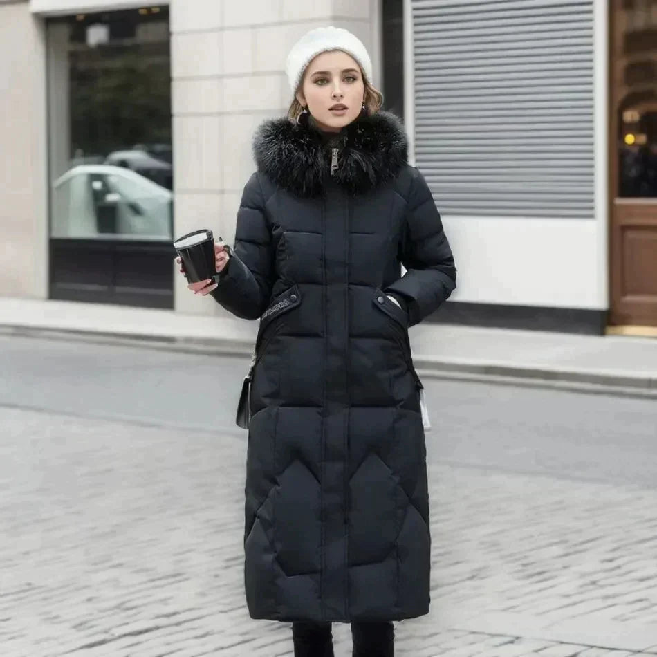 Raverya - Puffer Jas met Imitatiebont