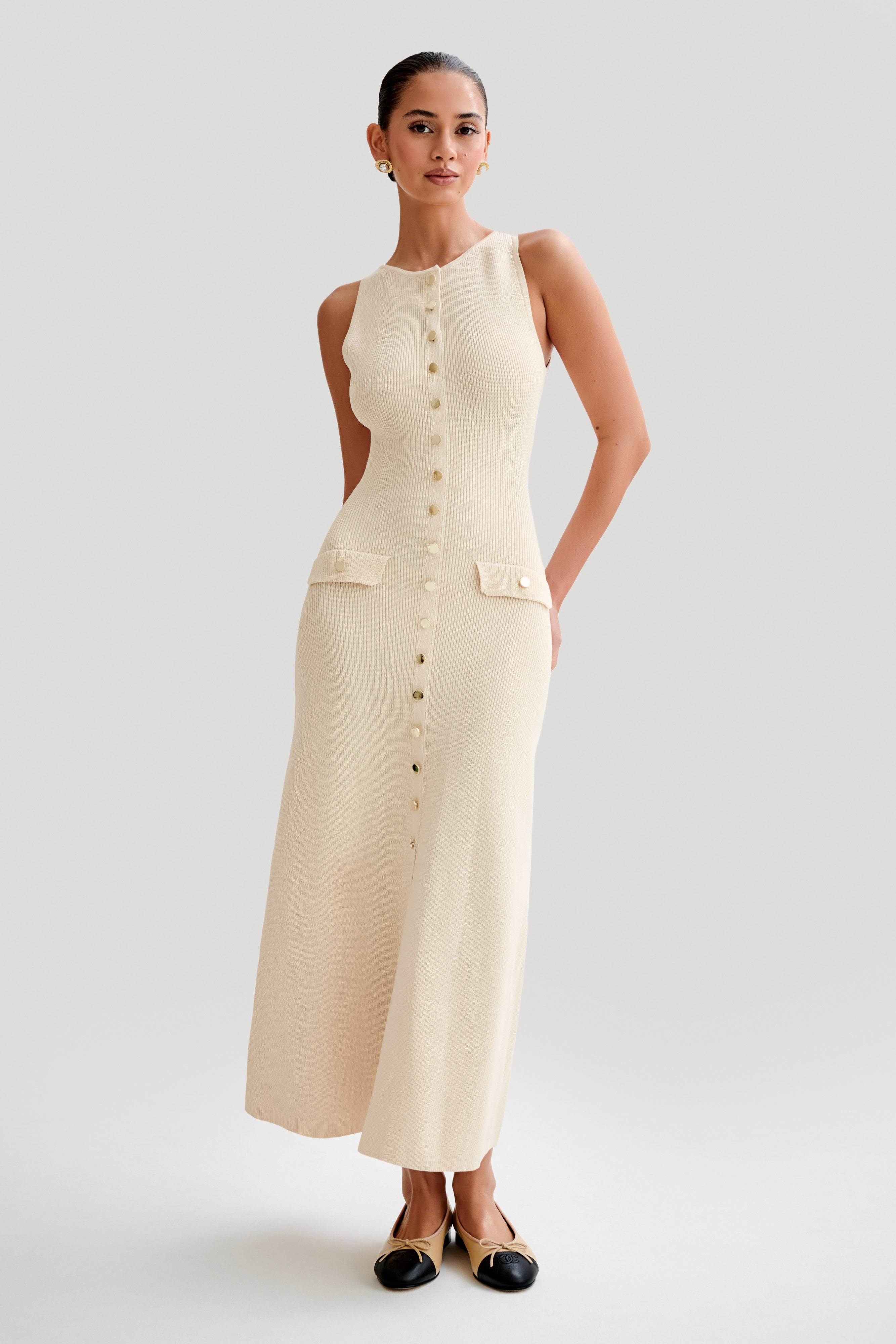 Raverya- Mouwloze Maxi Jurk