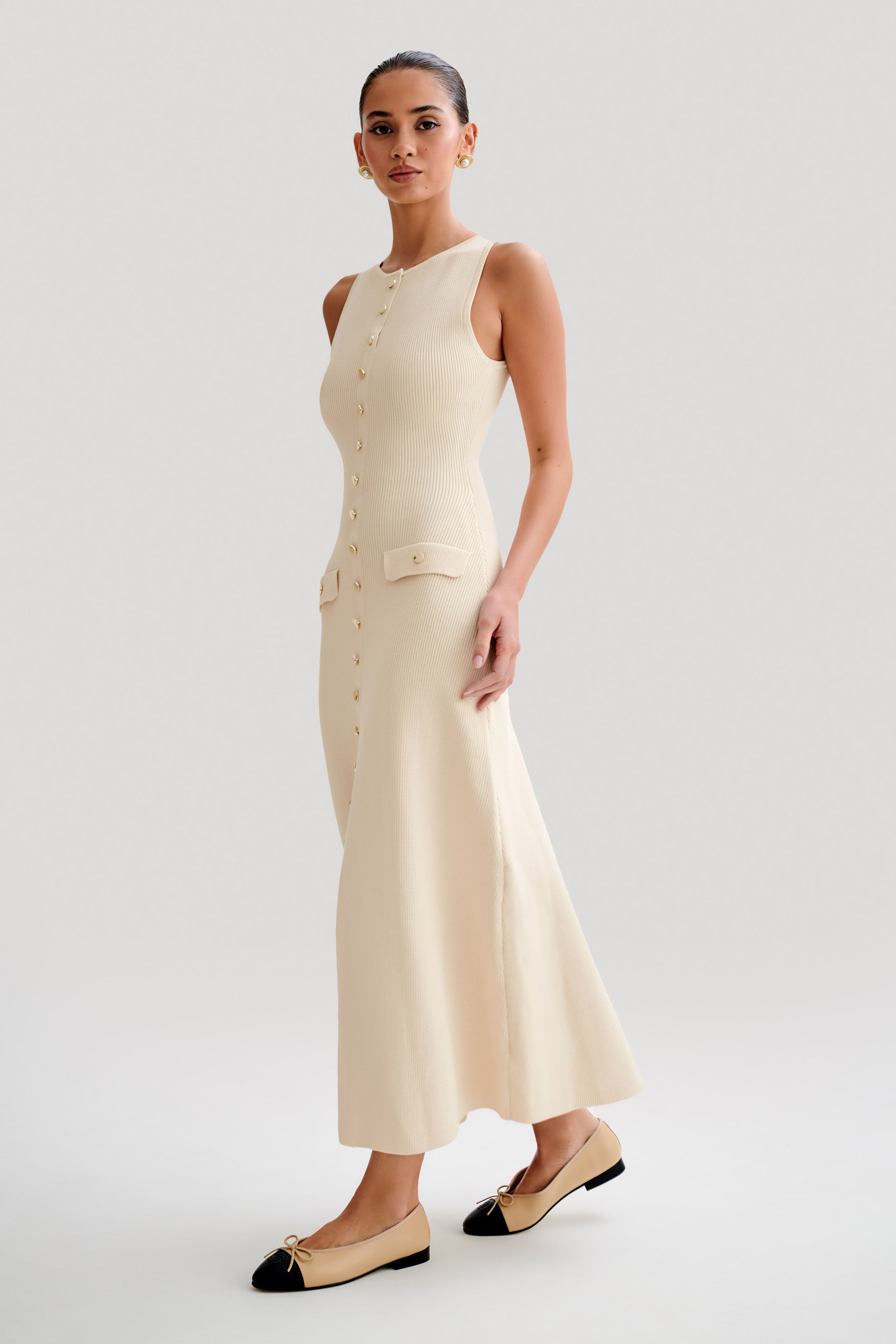 Raverya- Mouwloze Maxi Jurk