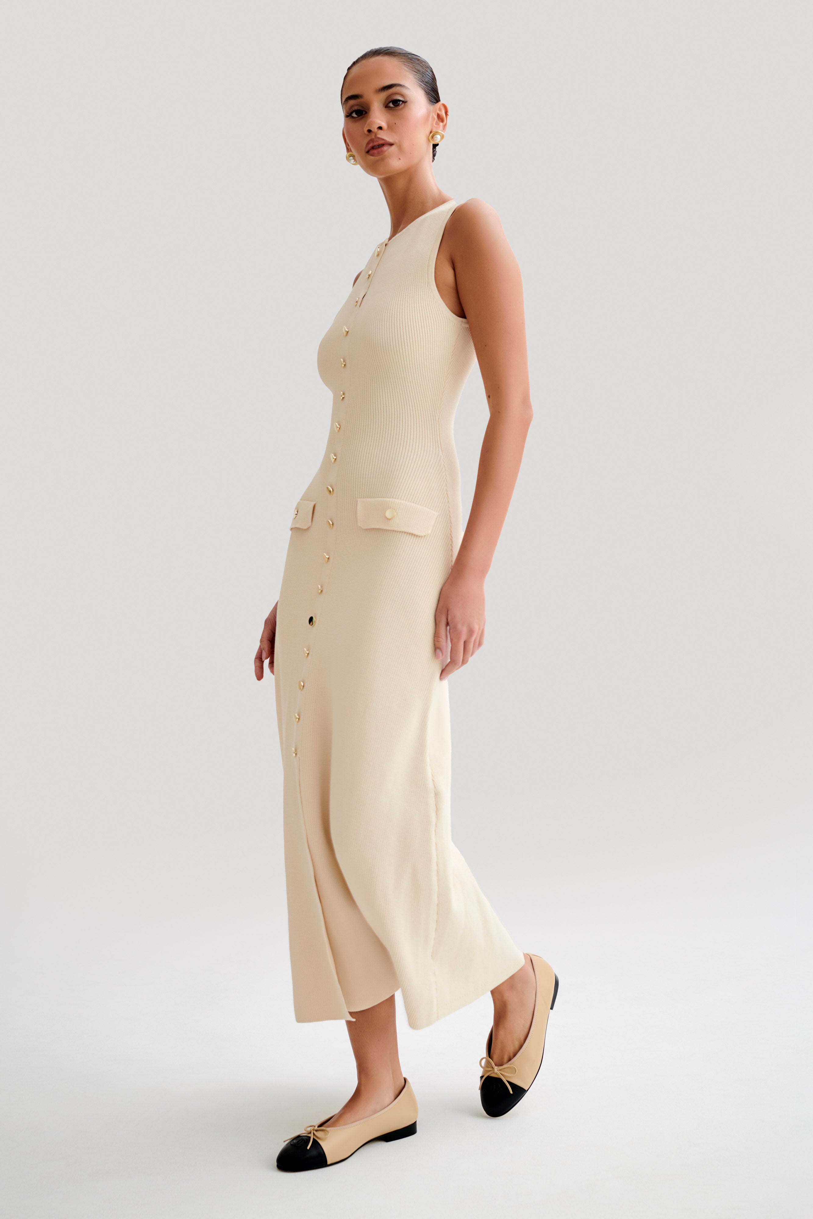 Raverya- Mouwloze Maxi Jurk