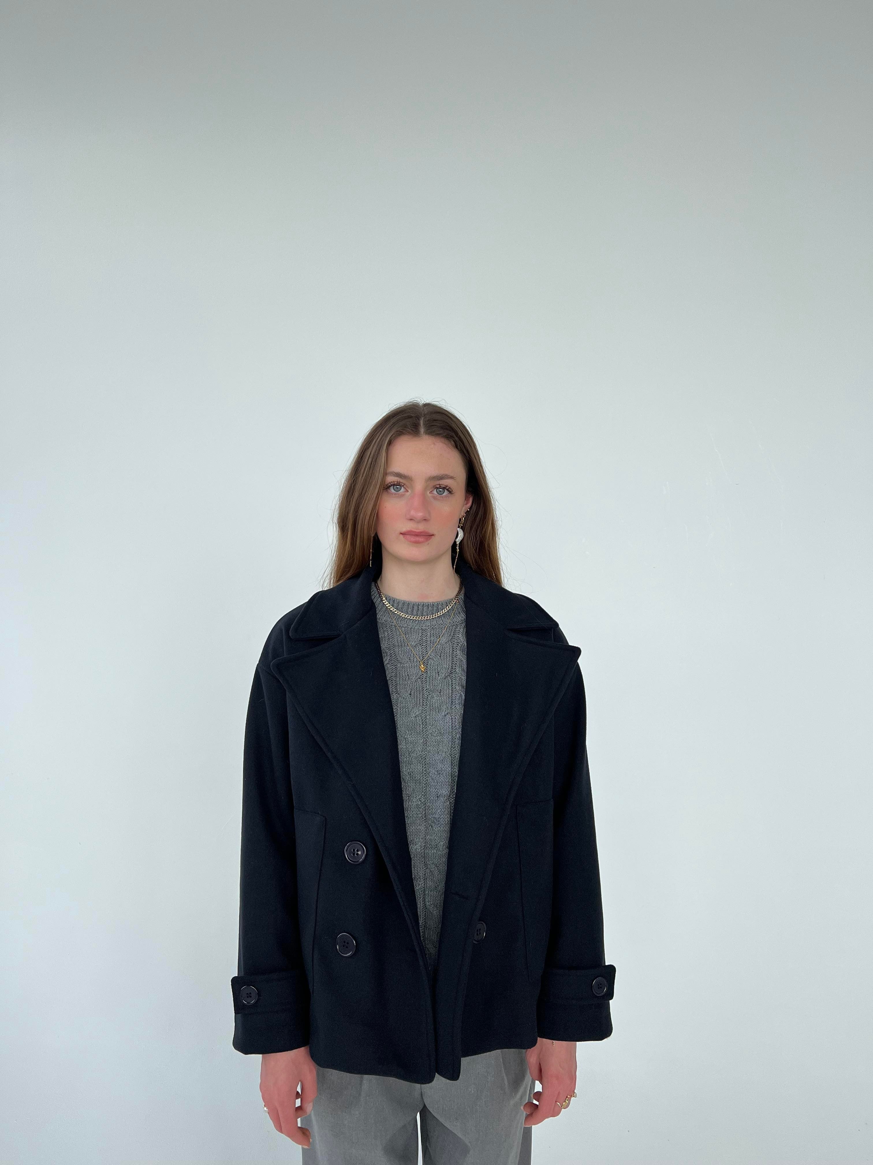 Raverya – Klassieke Dubbelknoop Peacoat