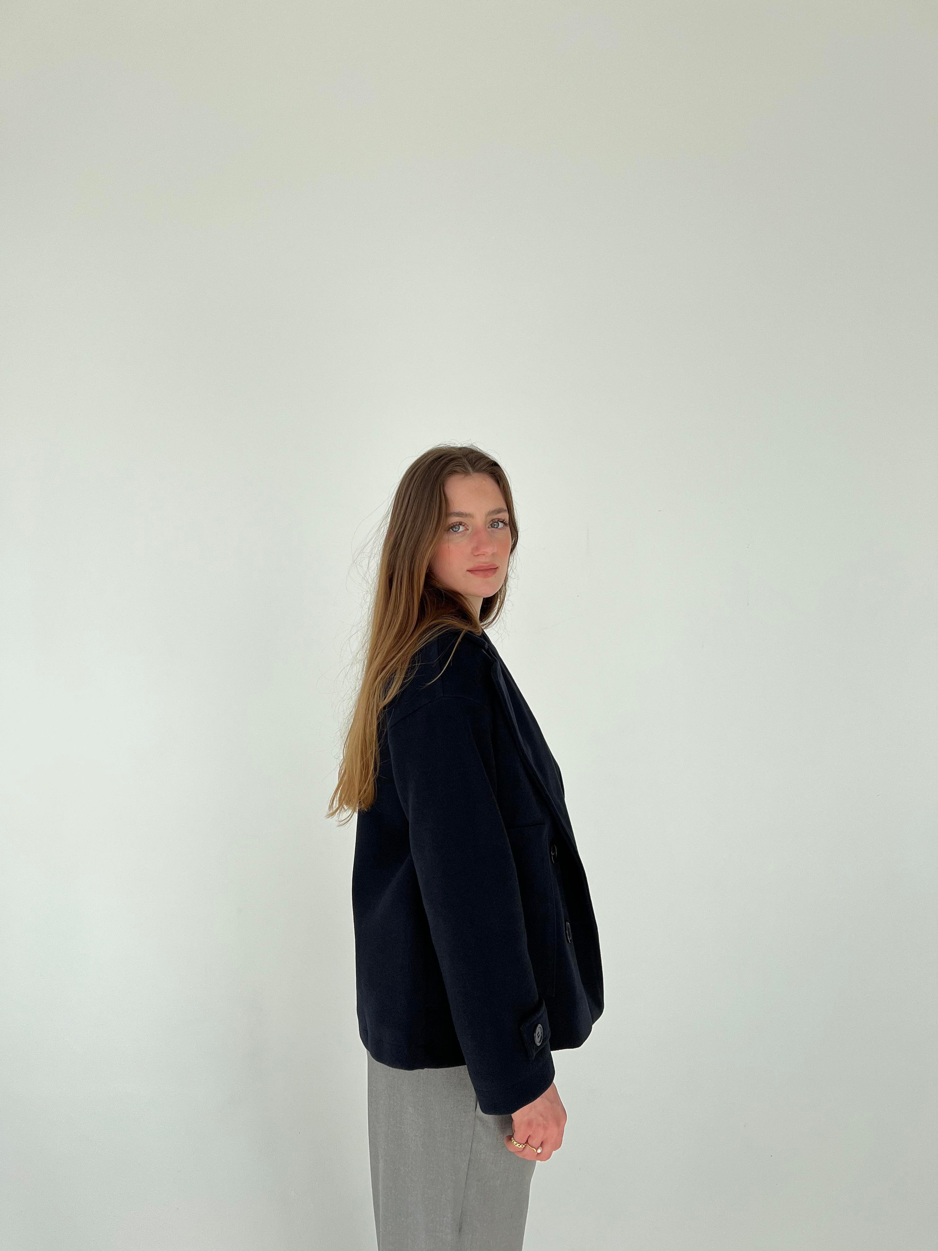 Raverya – Klassieke Dubbelknoop Peacoat