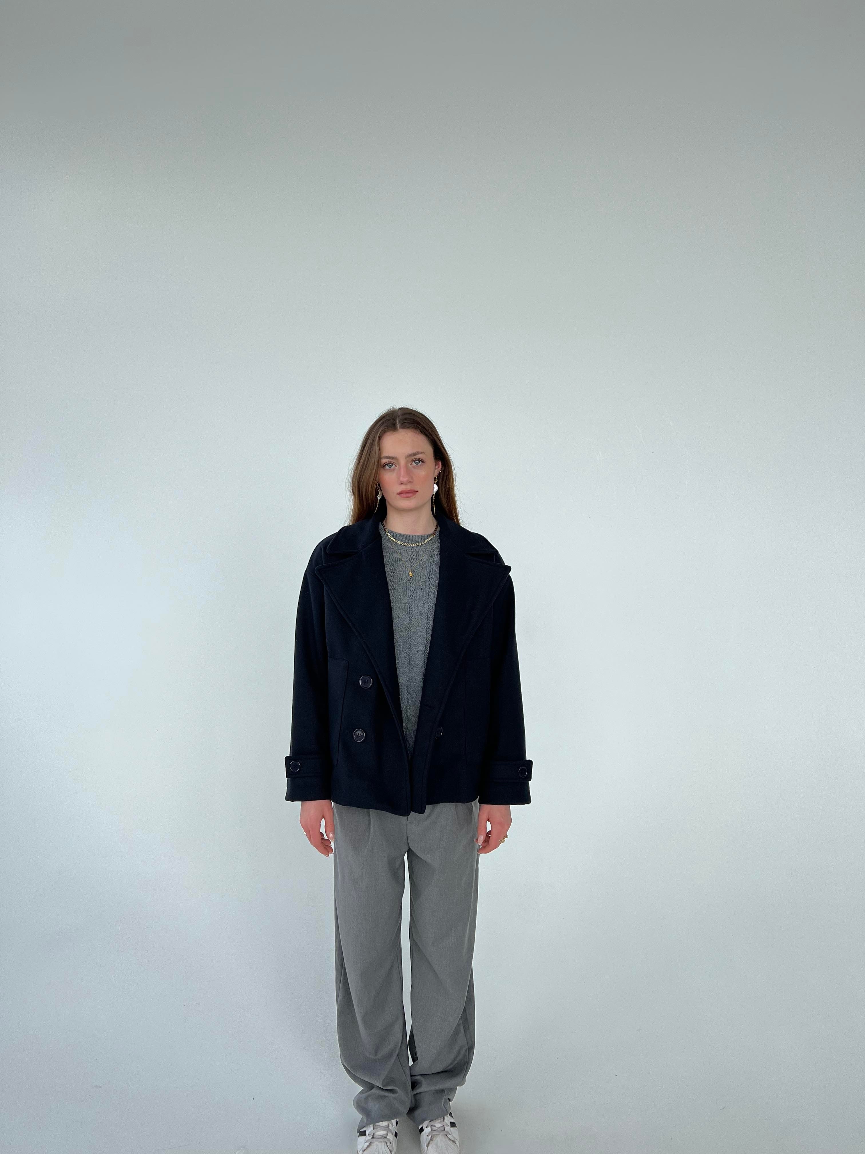 Raverya – Klassieke Dubbelknoop Peacoat