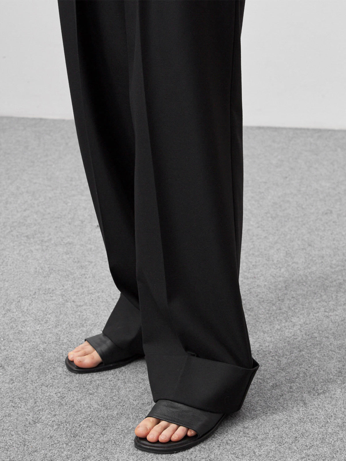 Nostalgia Geplooide Wide Leg Broek