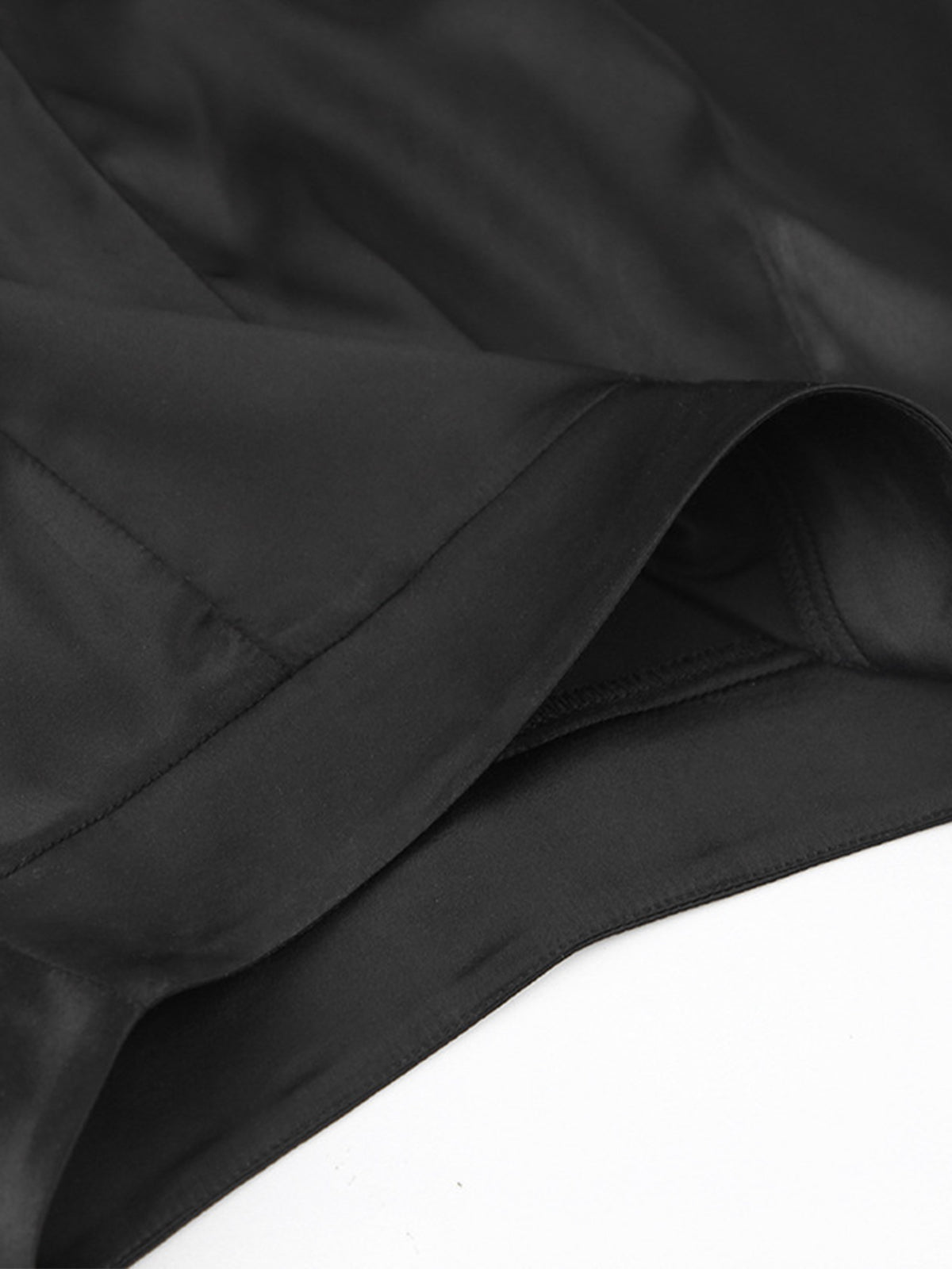 Oversized Satijnen Wide Leg Dress Broek