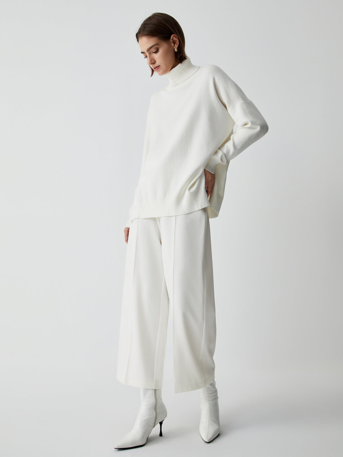 Elegante Wide Leg Culotte Broek