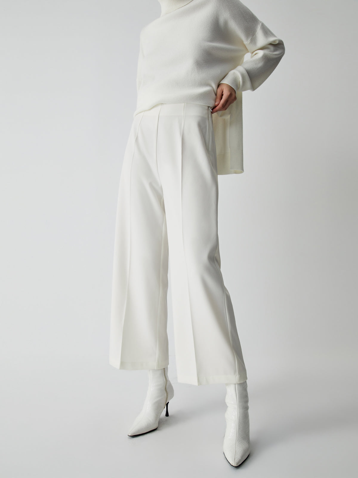Elegante Wide Leg Culotte Broek