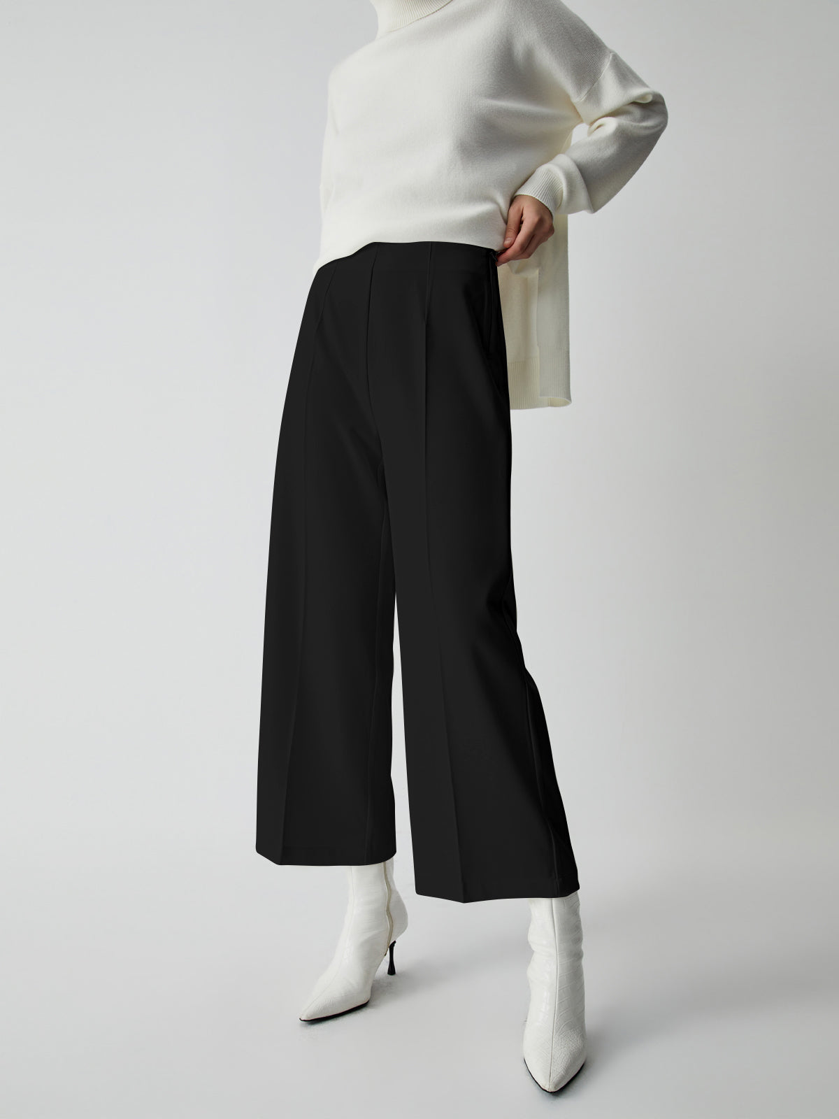 Elegante Wide Leg Culotte Broek