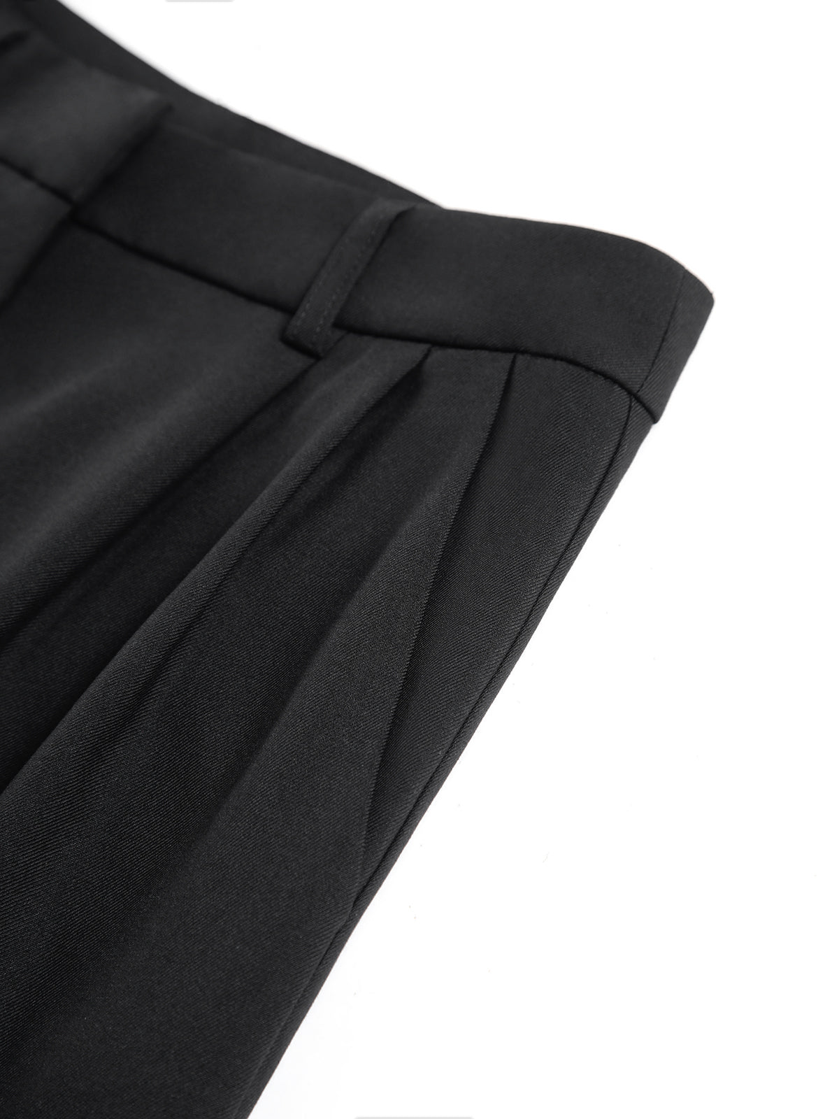 Effen Wide Leg Broek Zonder Riem