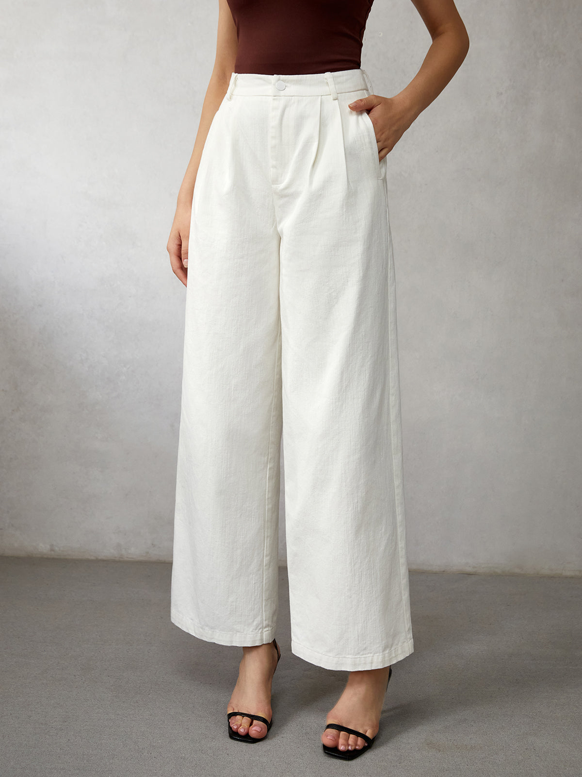 Hoge Taille Wide Leg Jeans