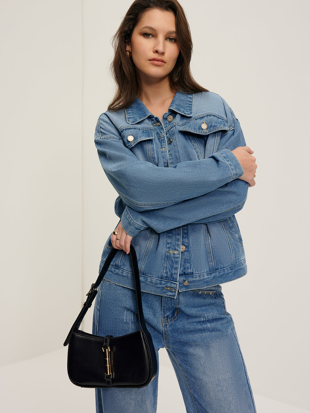 Raverya - Revers Zakken Denim Jacket