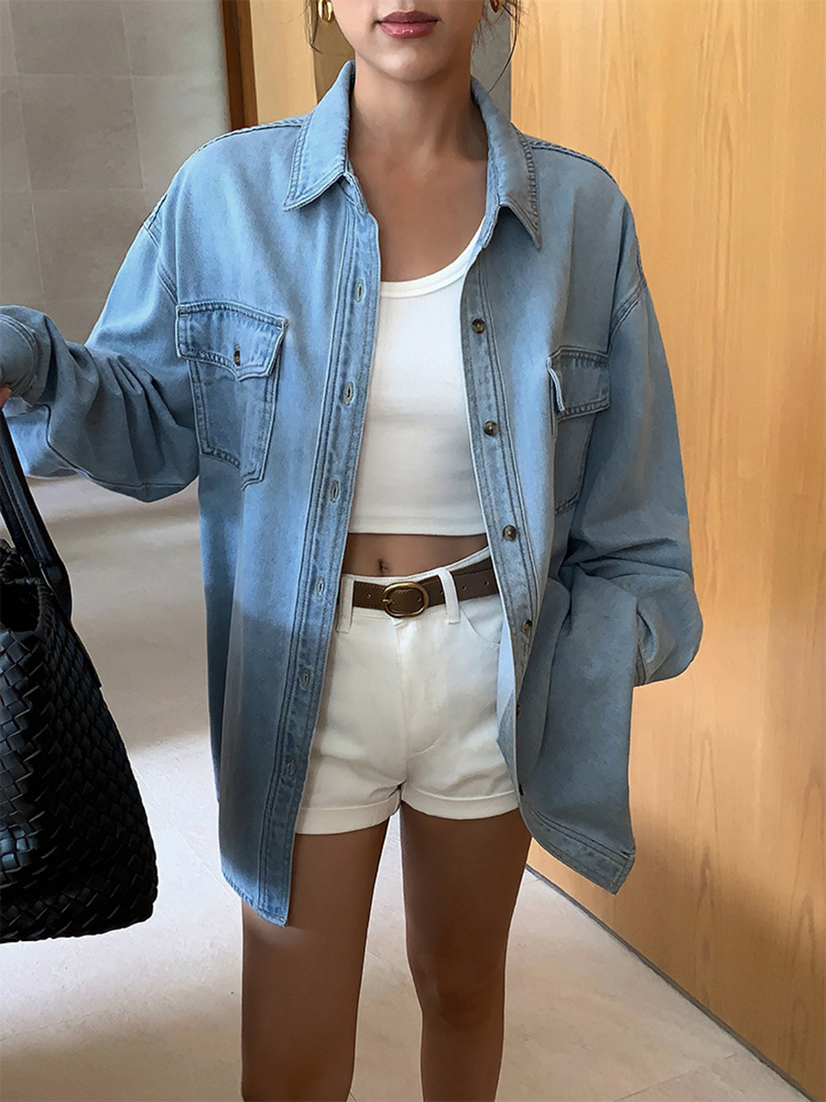 Raverya - Revers Zakken Denim Jacket