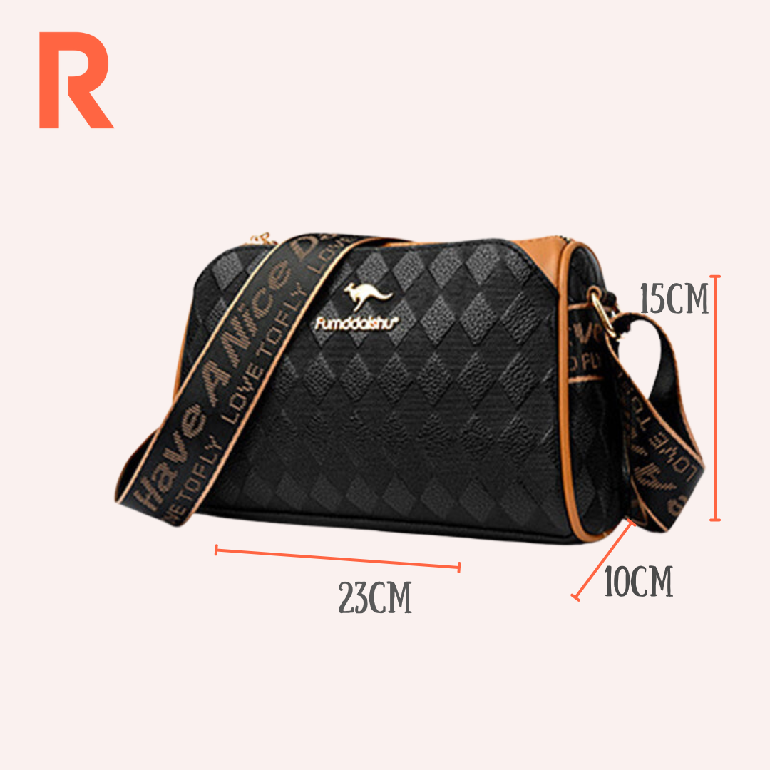 Diamantpatroon Crossbody Tas