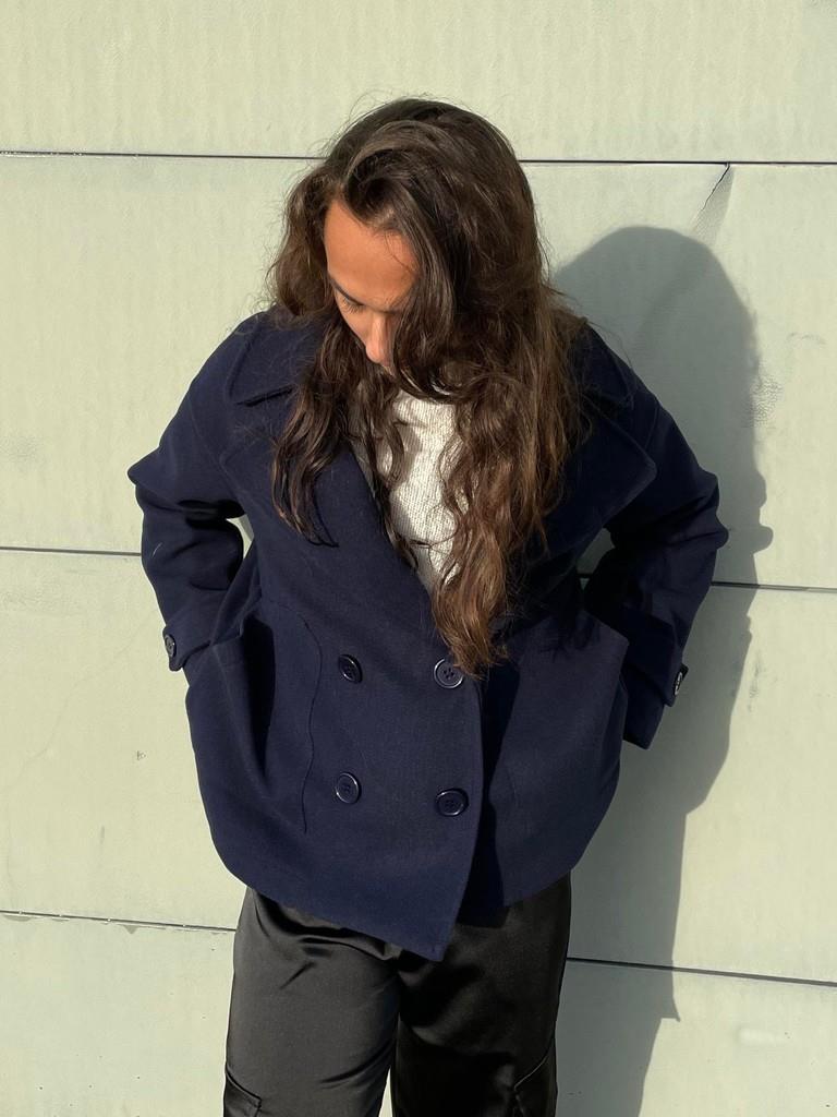Raverya – Klassieke Dubbelknoop Peacoat