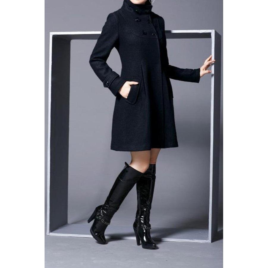 Raverya - Stijlvolle jas met capuchon en sjaal