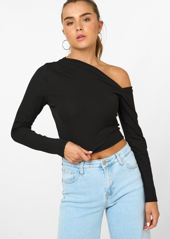 One-Shoulder Top Dames