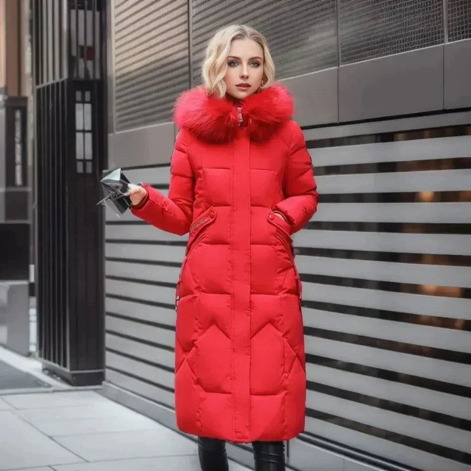 Raverya - Puffer Jas met Imitatiebont