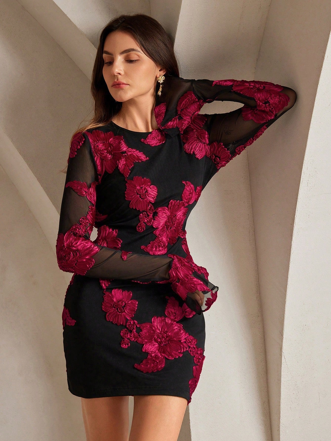 Raverya- Rugloze Jurk Dames