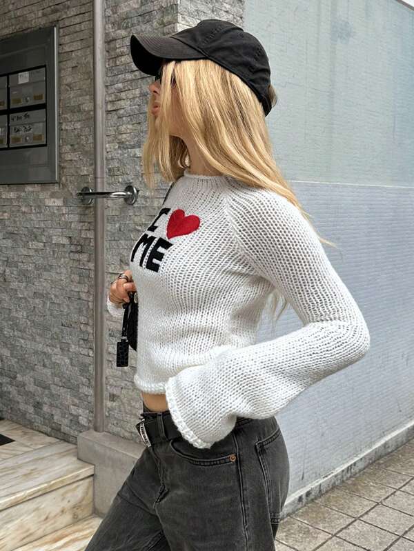 Raglanmouw Trui - I love me
