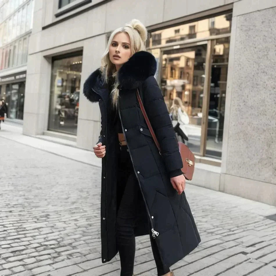 Raverya - Puffer Jas met Imitatiebont
