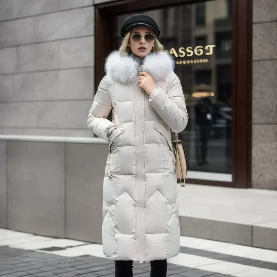 Raverya - Puffer Jas met Imitatiebont