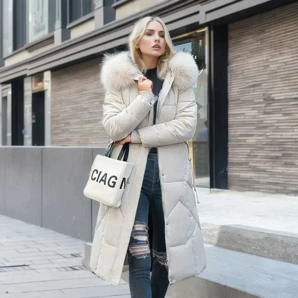 Raverya - Puffer Jas met Imitatiebont