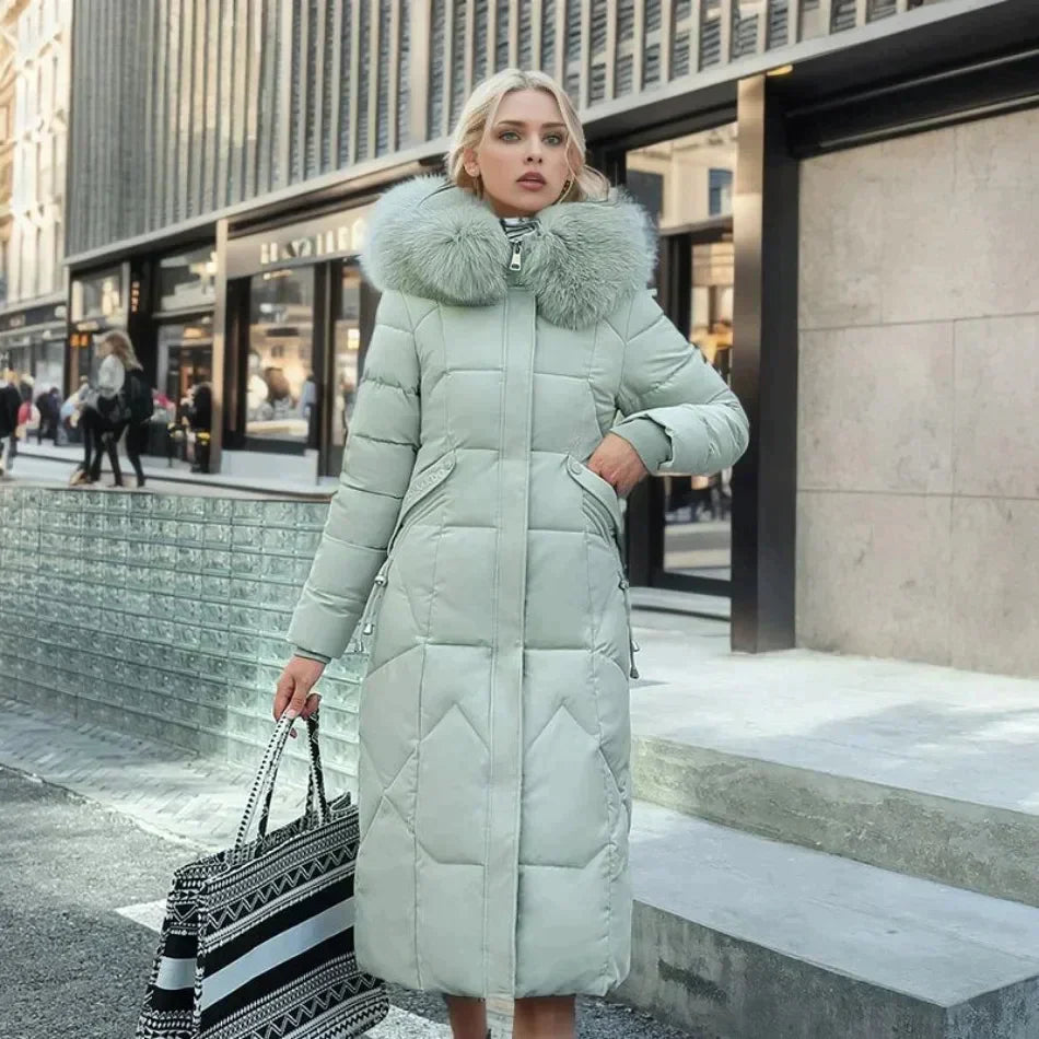 Raverya - Puffer Jas met Imitatiebont