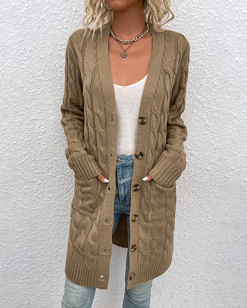 Herfst vest met lange mouwen - Stijlvol en comfortabel