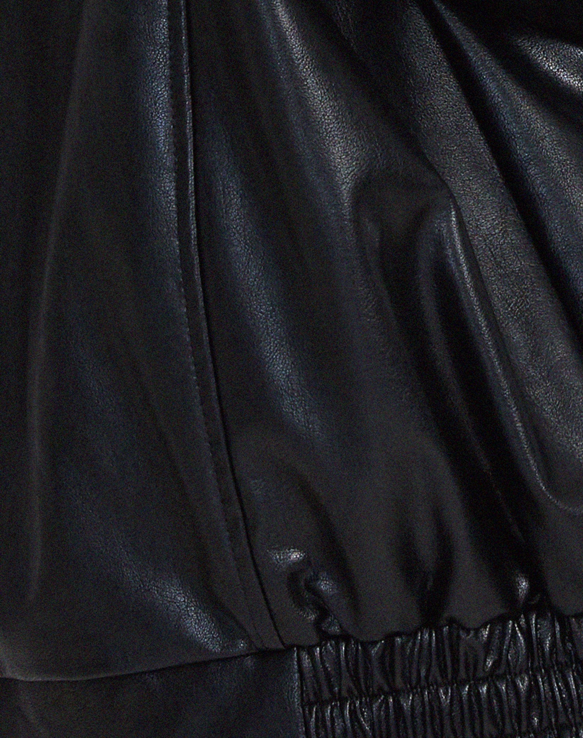 Raverya - Oversized Losse Leren Jasje