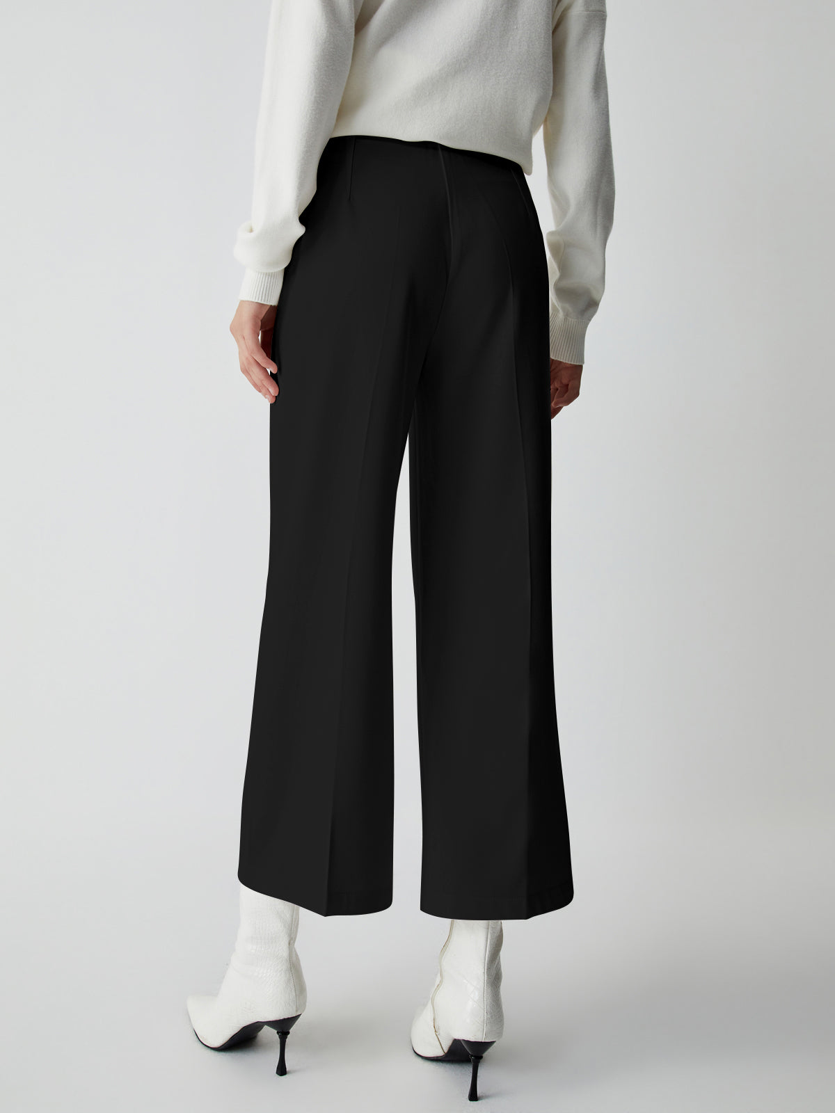Elegante Wide Leg Culotte Broek