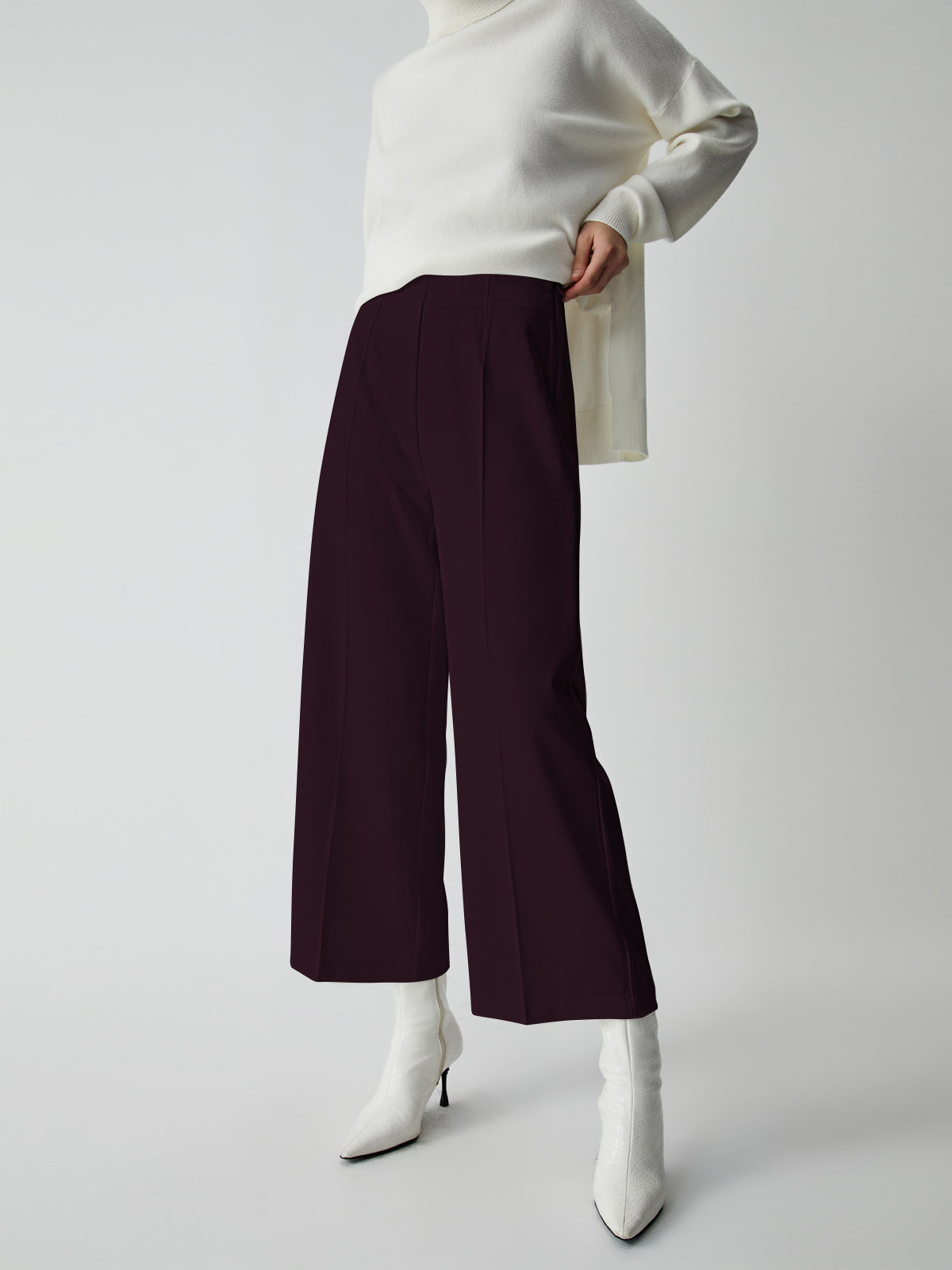 Elegante Wide Leg Culotte Broek