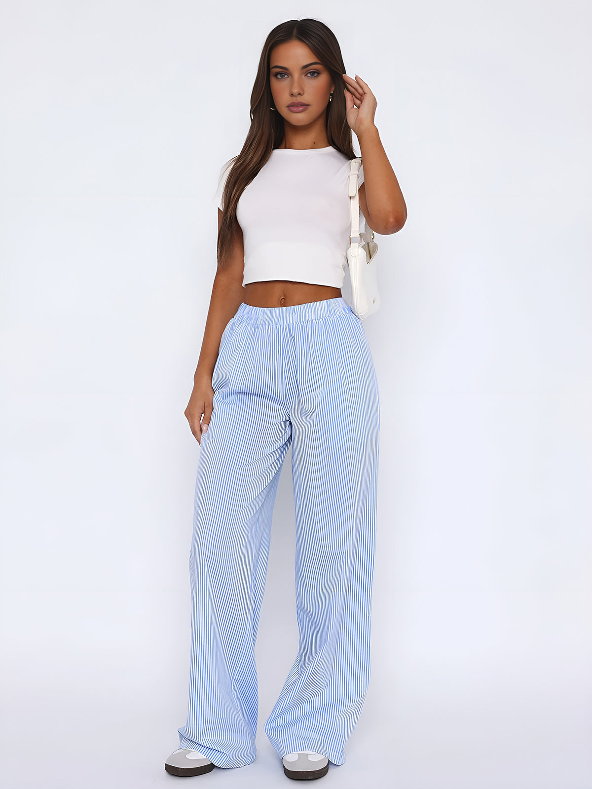 Gestreepte Lange Broek