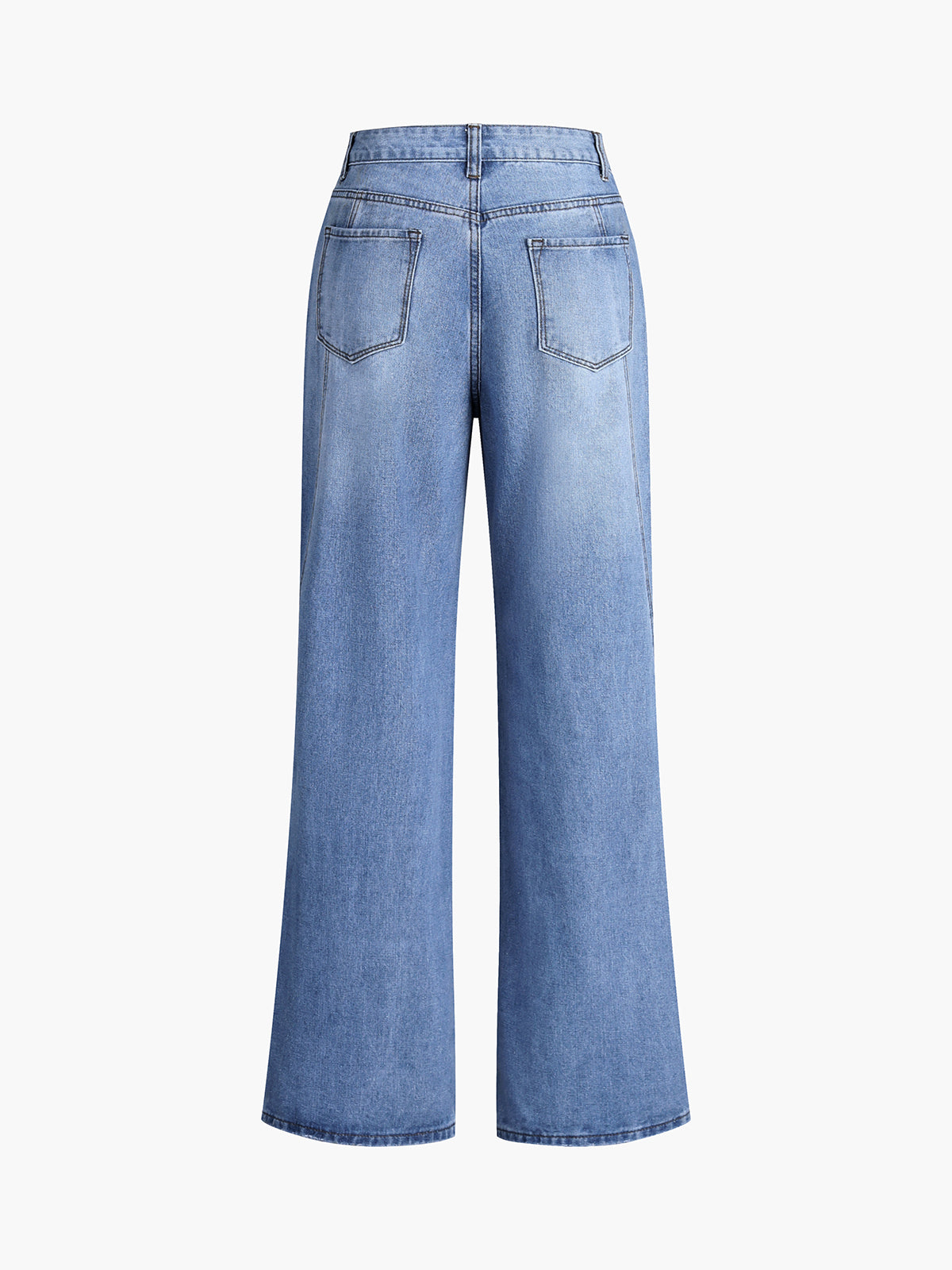 Raverya - Vintage Denim Rechte Broek