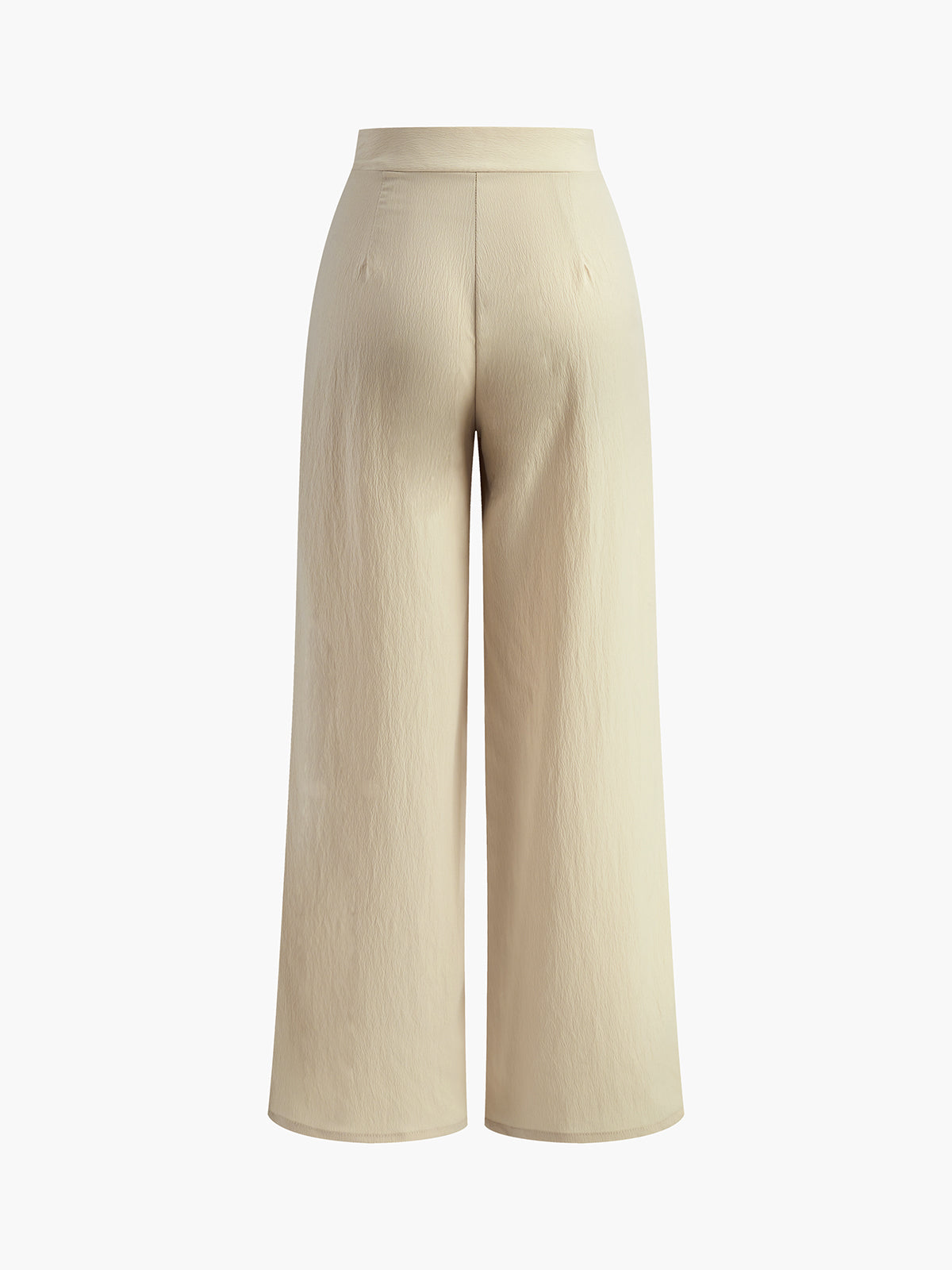 Casual Geplooide Wide Leg Broek