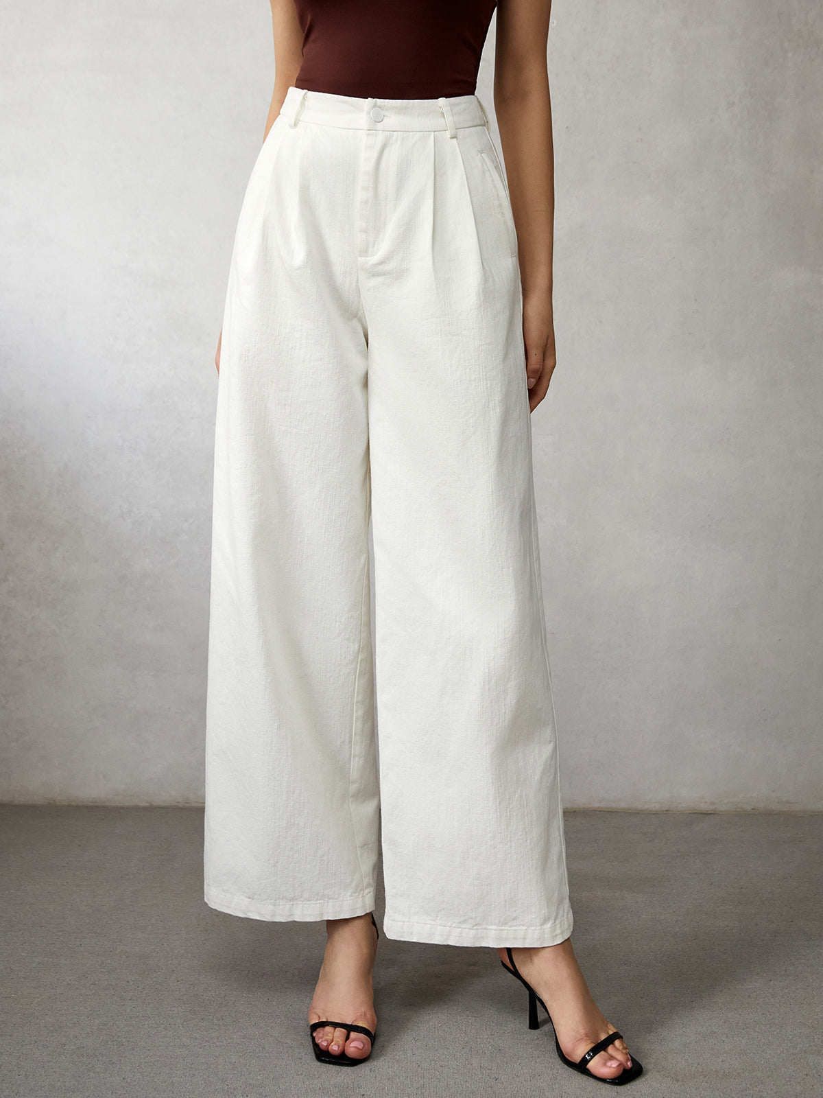 Hoge Taille Wide Leg Jeans