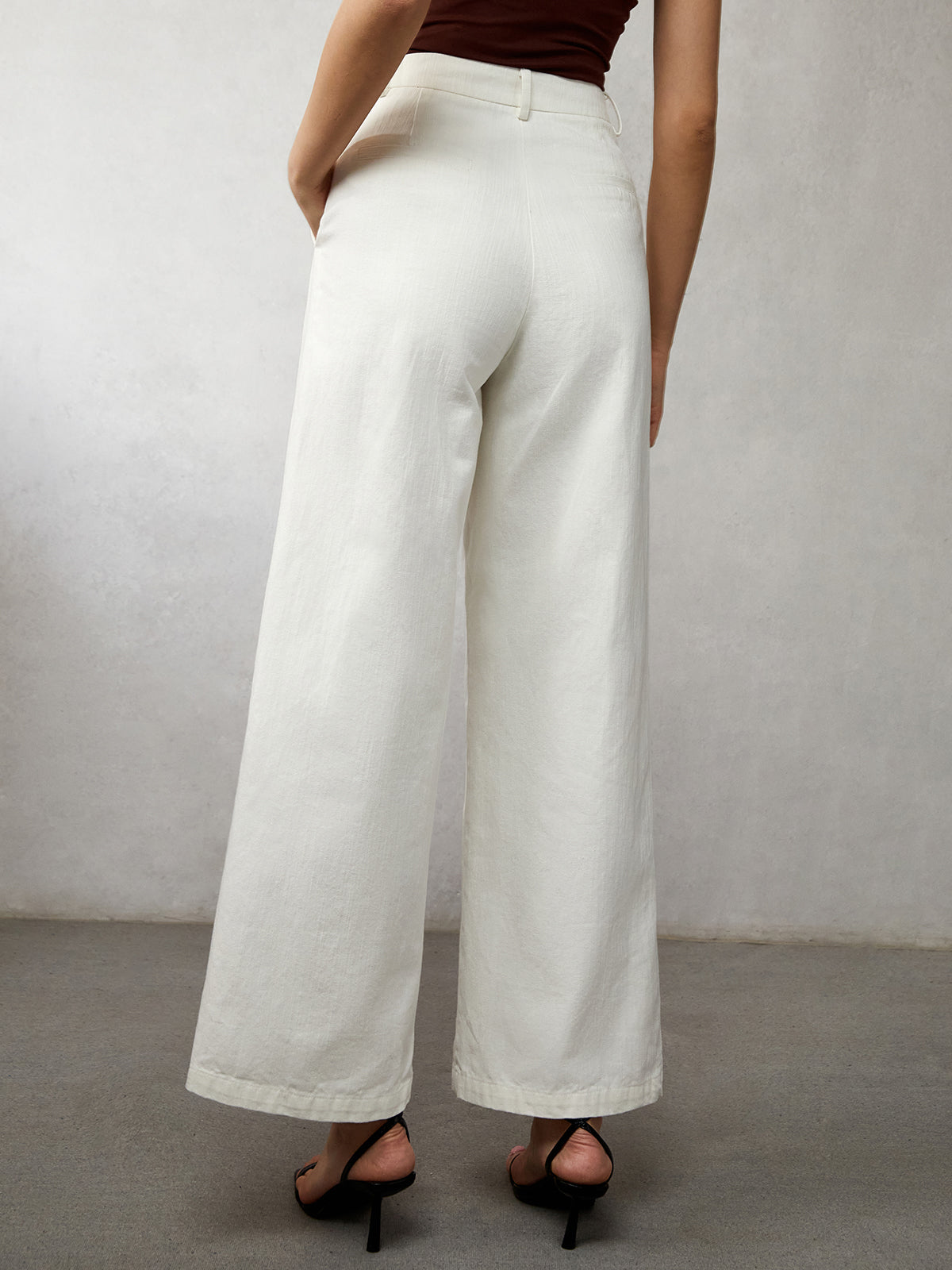 Hoge Taille Wide Leg Jeans