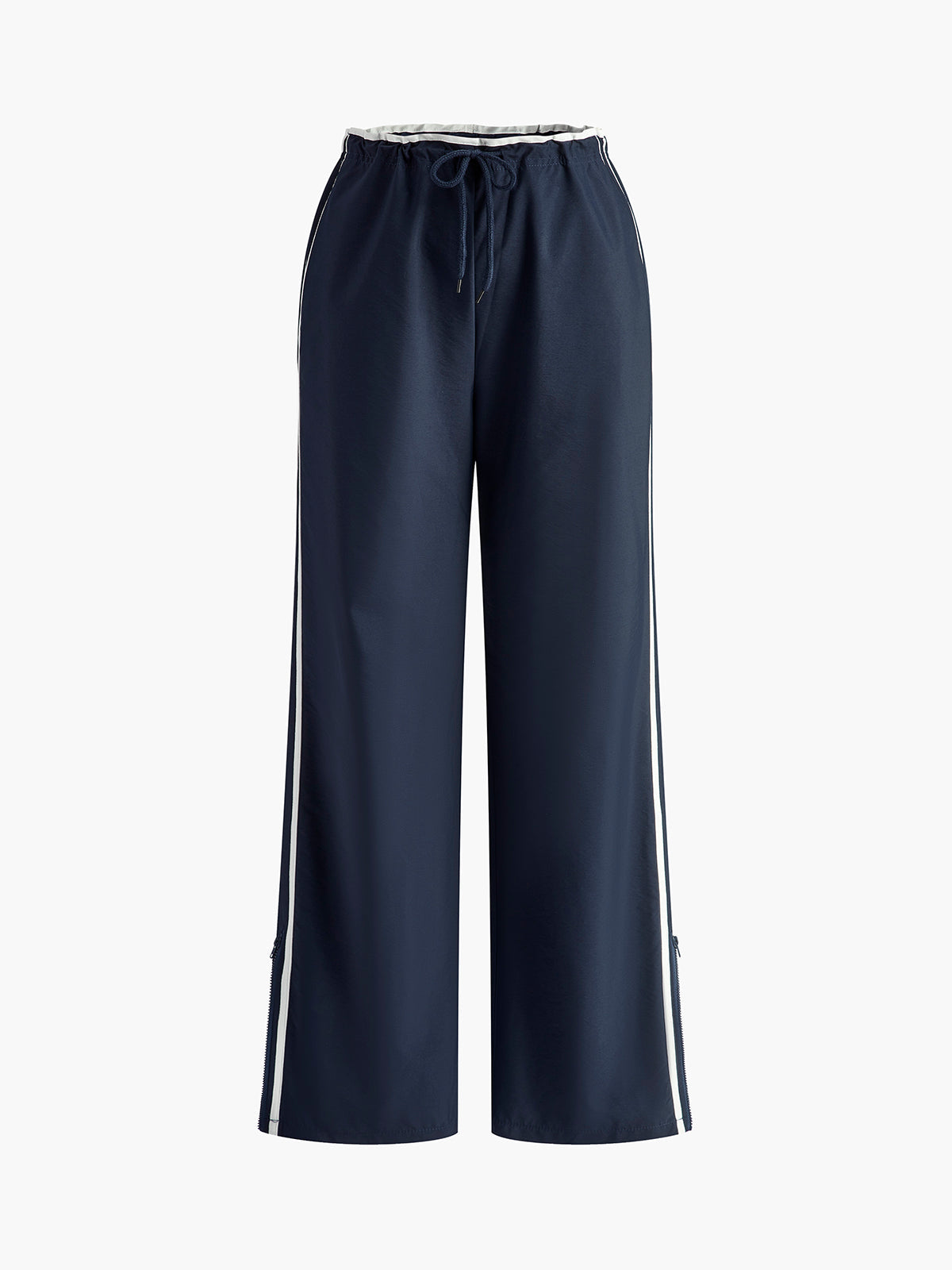 Lange Broek met Contrasterende Bies en Rits
