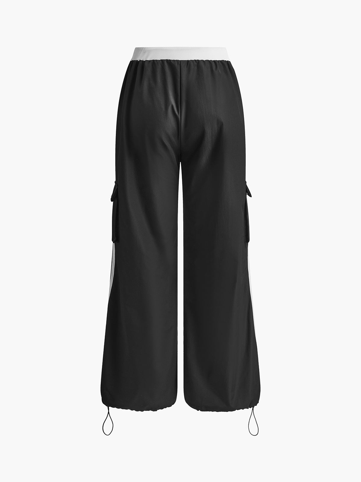 Gestreepte Patchwork Broek met Trekkoord