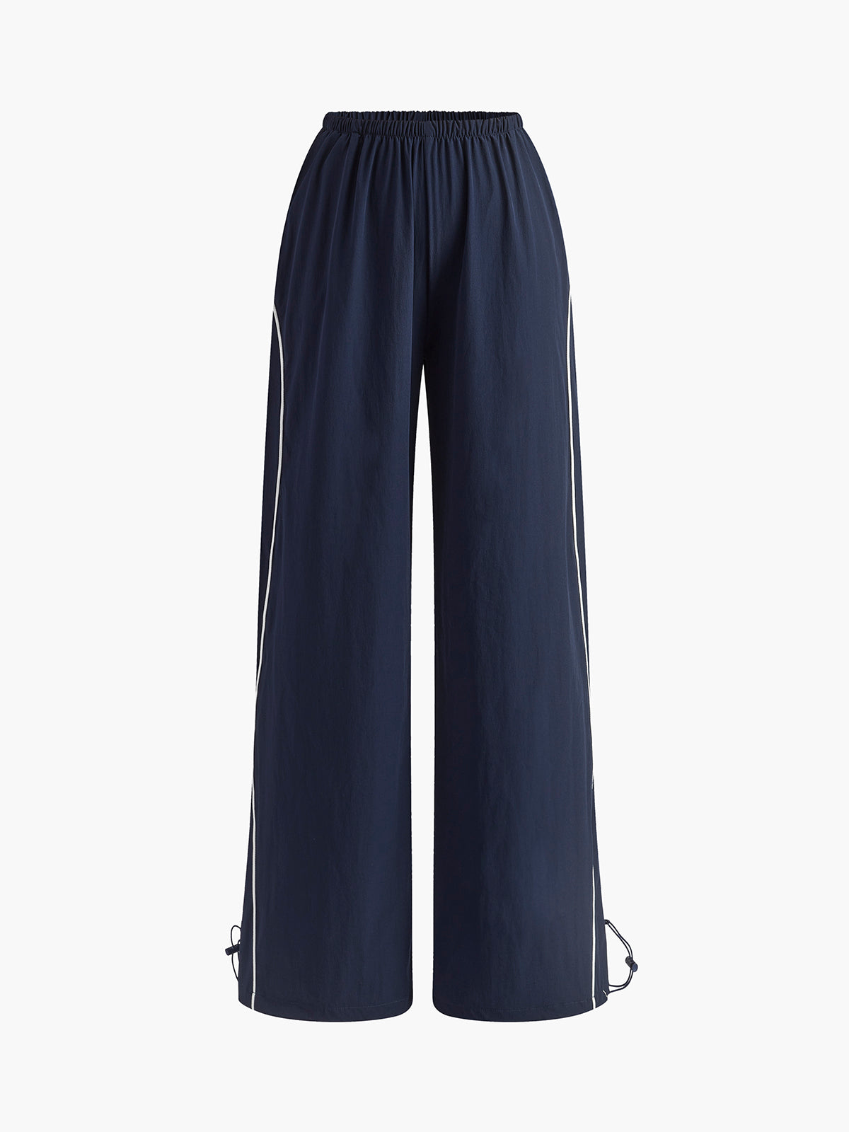 Broek met Trekkoord en Contrasterende Bies