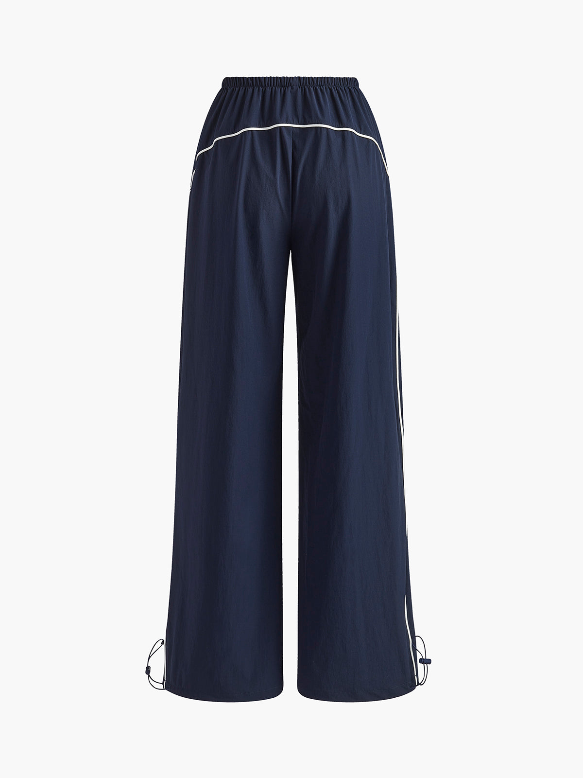 Broek met Trekkoord en Contrasterende Bies