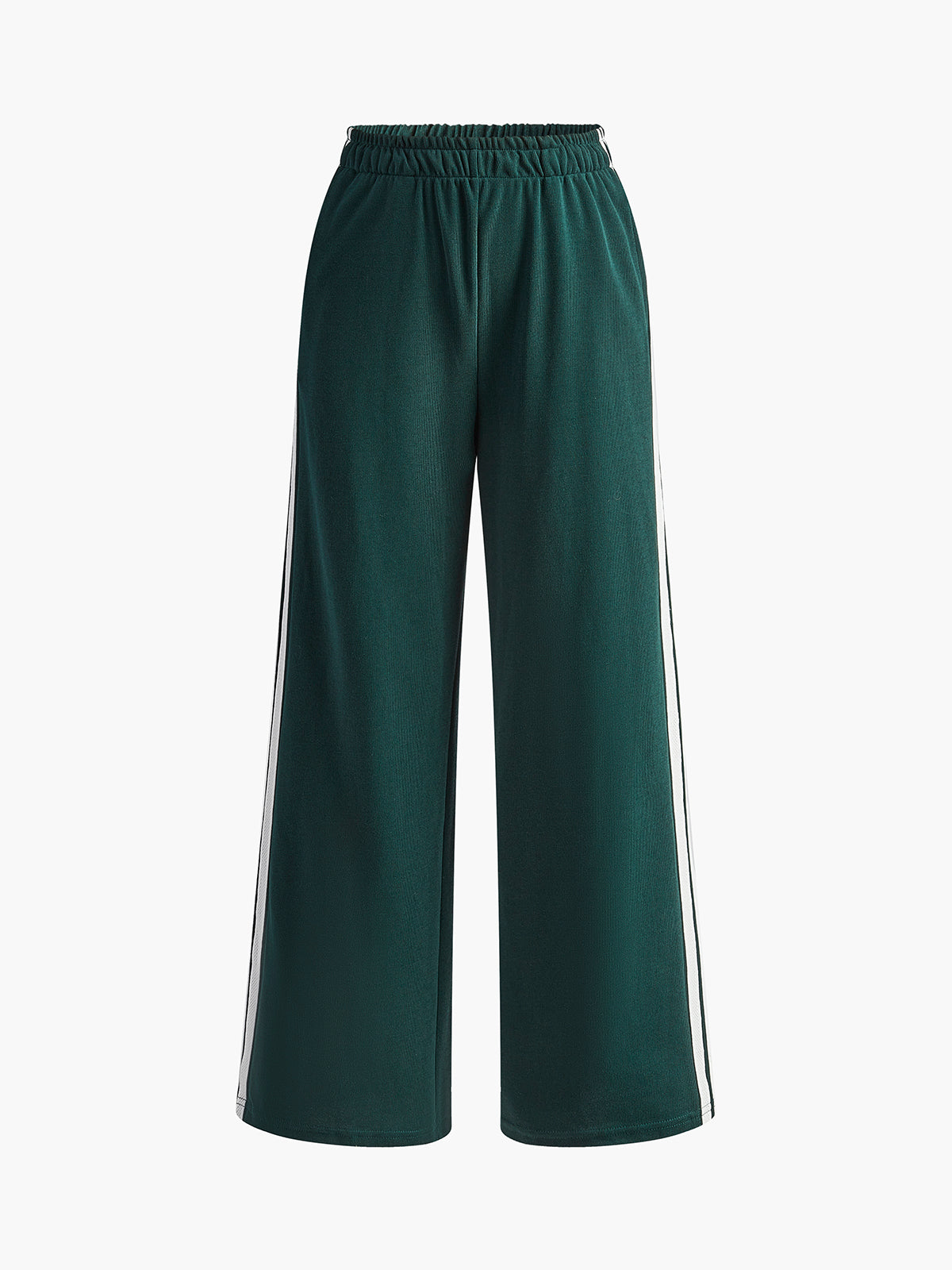 Casual Gestreepte Patchwork Broek