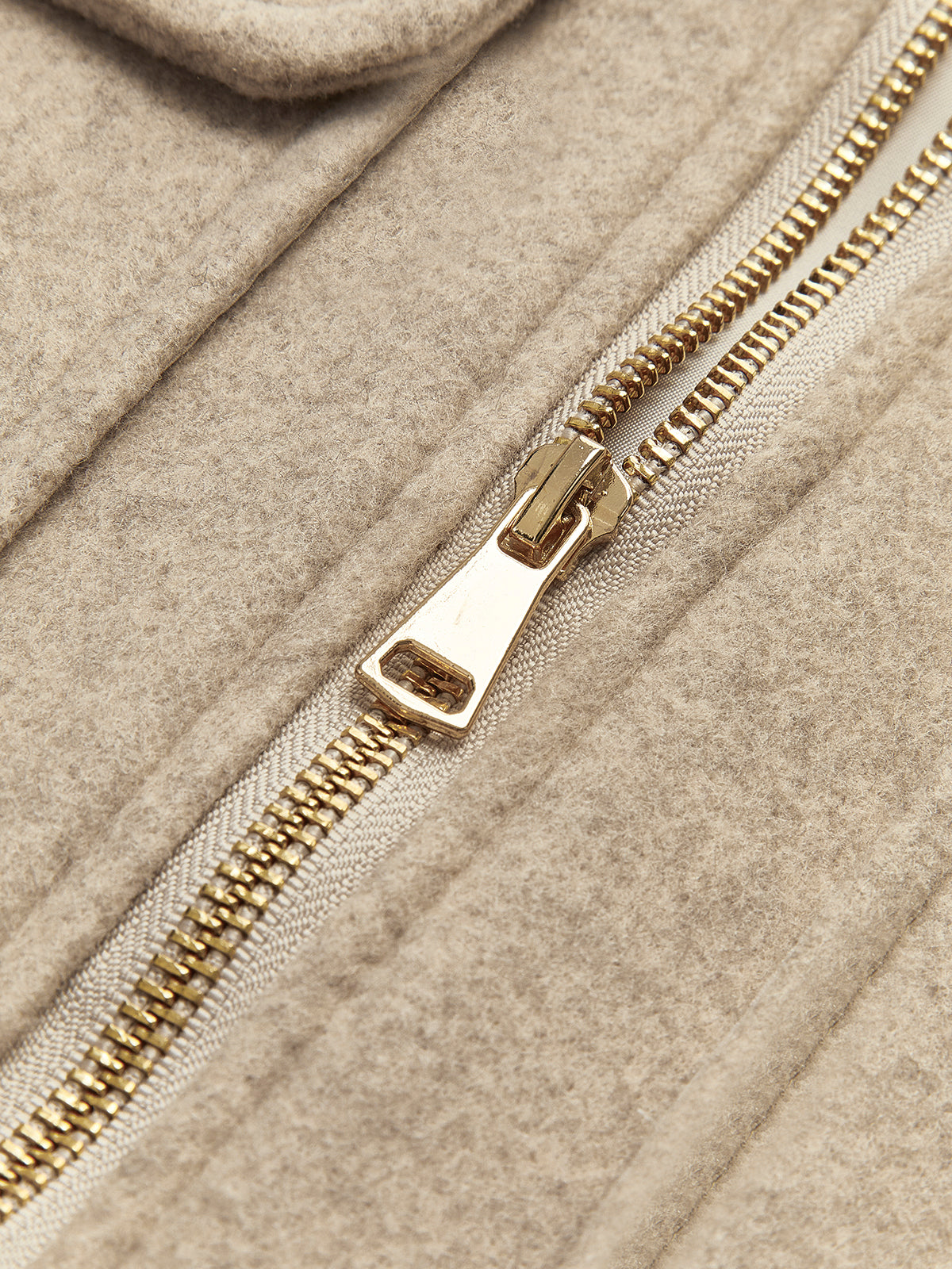 Raverya - Tweed Kraag Rits Jas