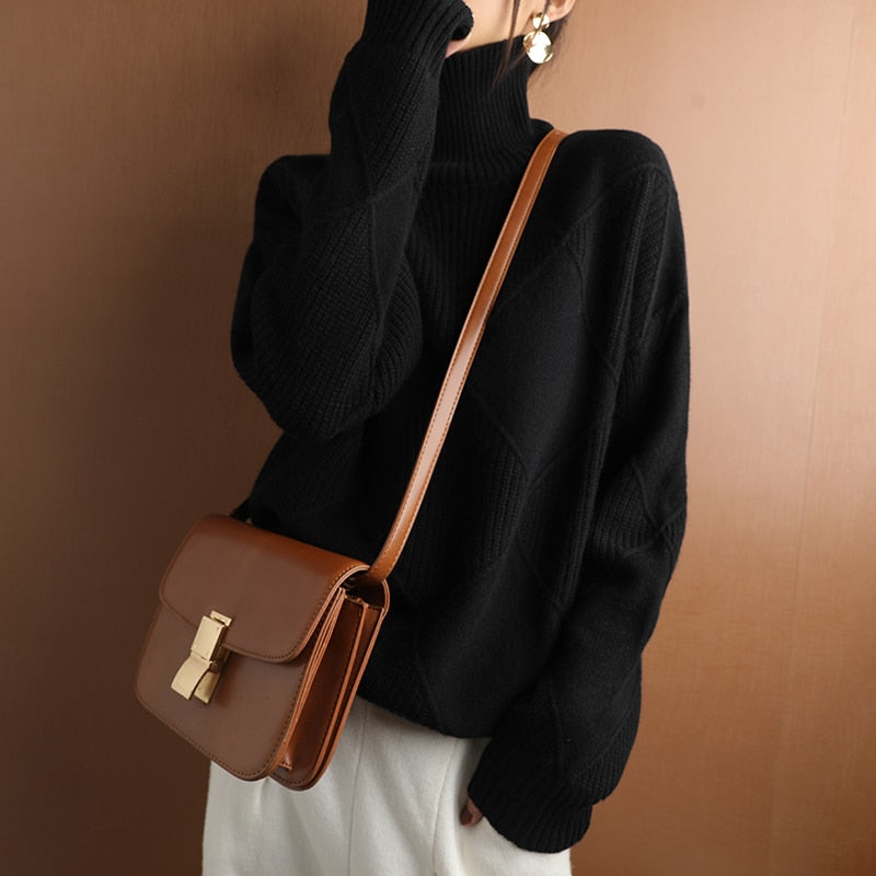 Pullover Trui met Rolkraag - Casual Chic en Veelzijdig