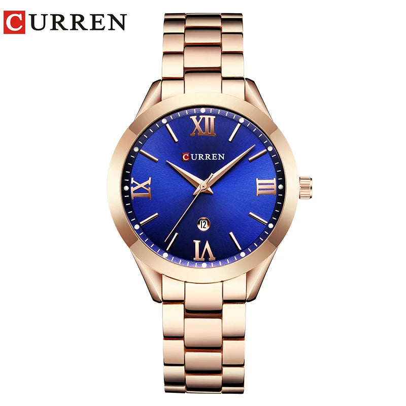 Curren Gouden Horloge Vrouwen Horloges Dames Creatieve Staal Vrouwen Armband Horloges Vrouwelijke Klok Relogio Feminino Montre Femme