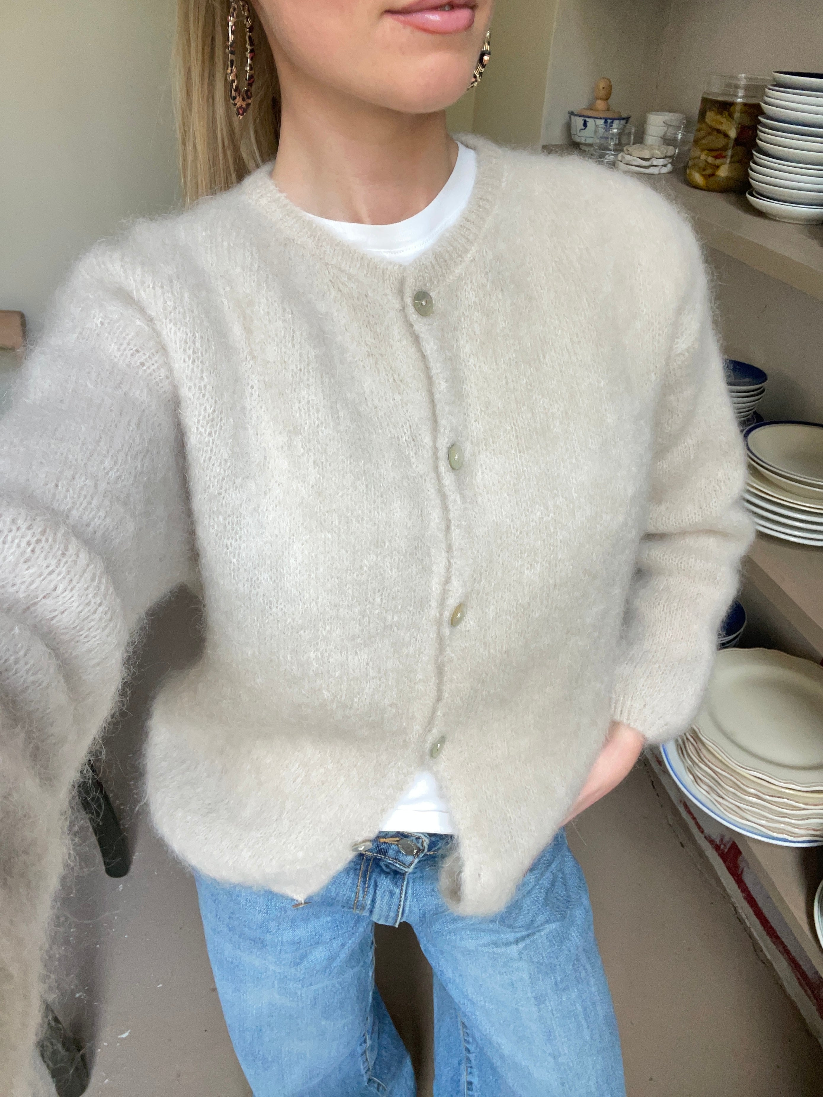 Raverya - Zachte Mohair Cardigan voor Dames