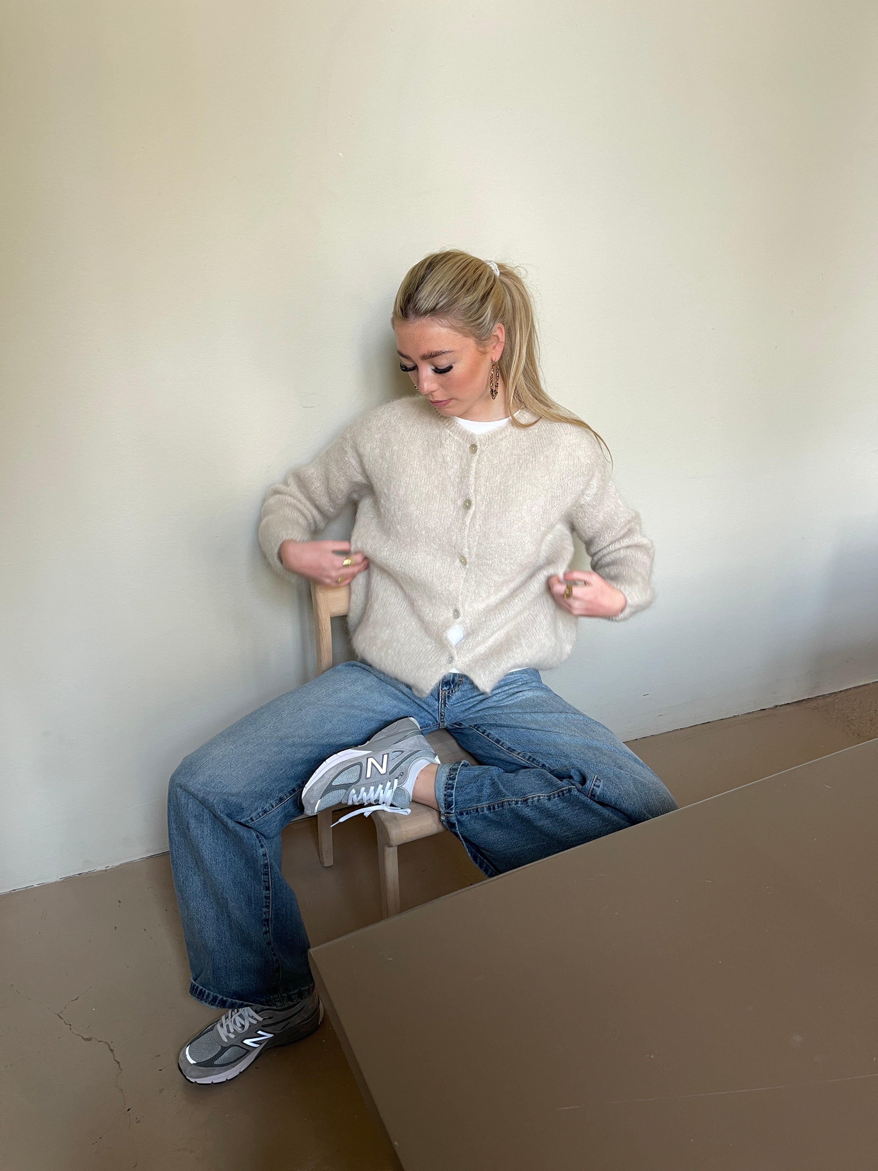 Raverya - Zachte Mohair Cardigan voor Dames