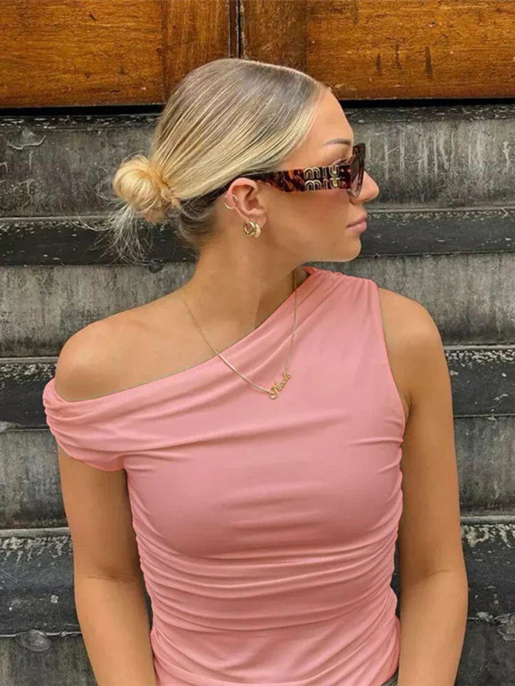Getrokken Off The Shoulder Blouse Top