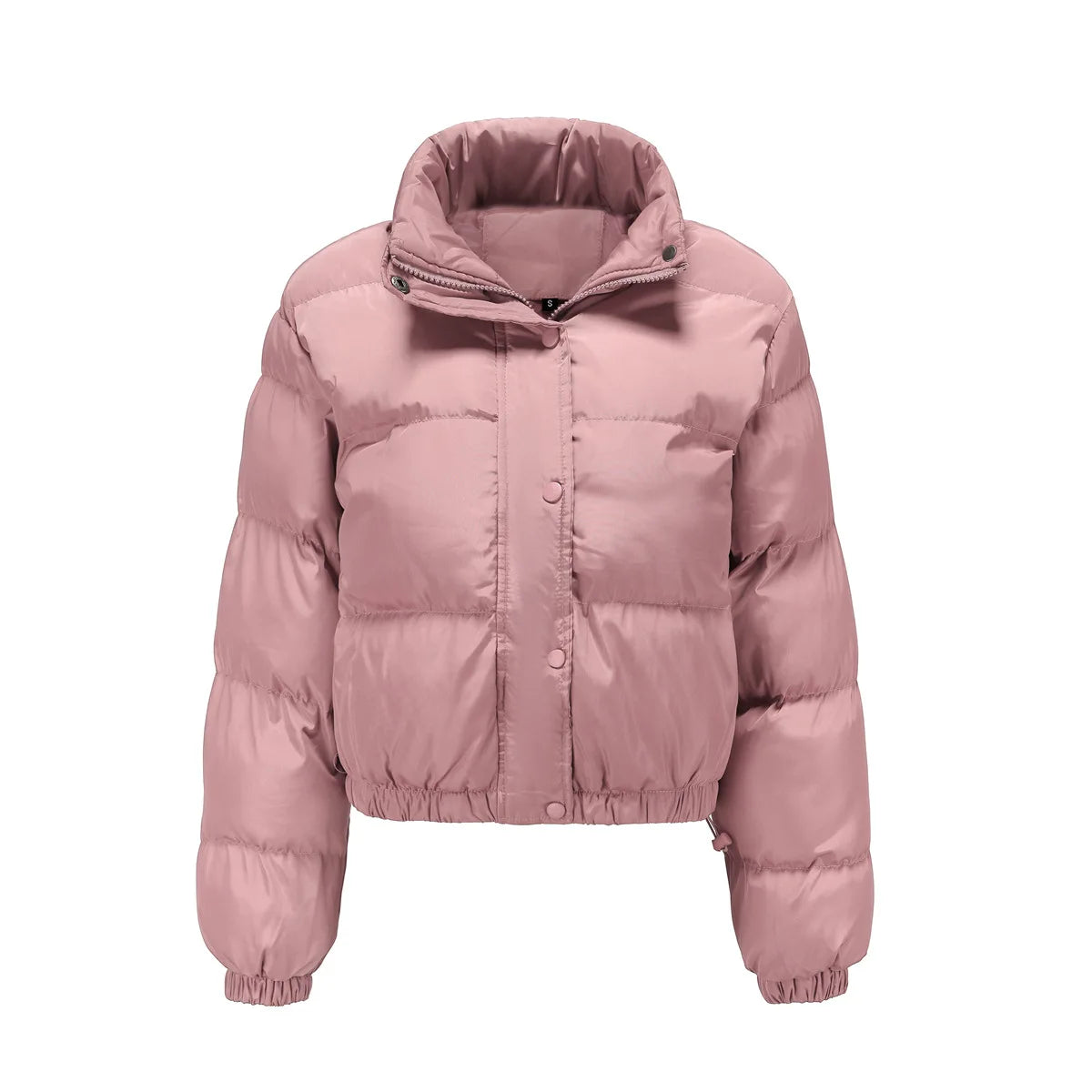 Airforce 2024 Herfst-En Winterjas Met Korte Lange Mouwen, Losse Casual Jas Met Hoge Hals 601