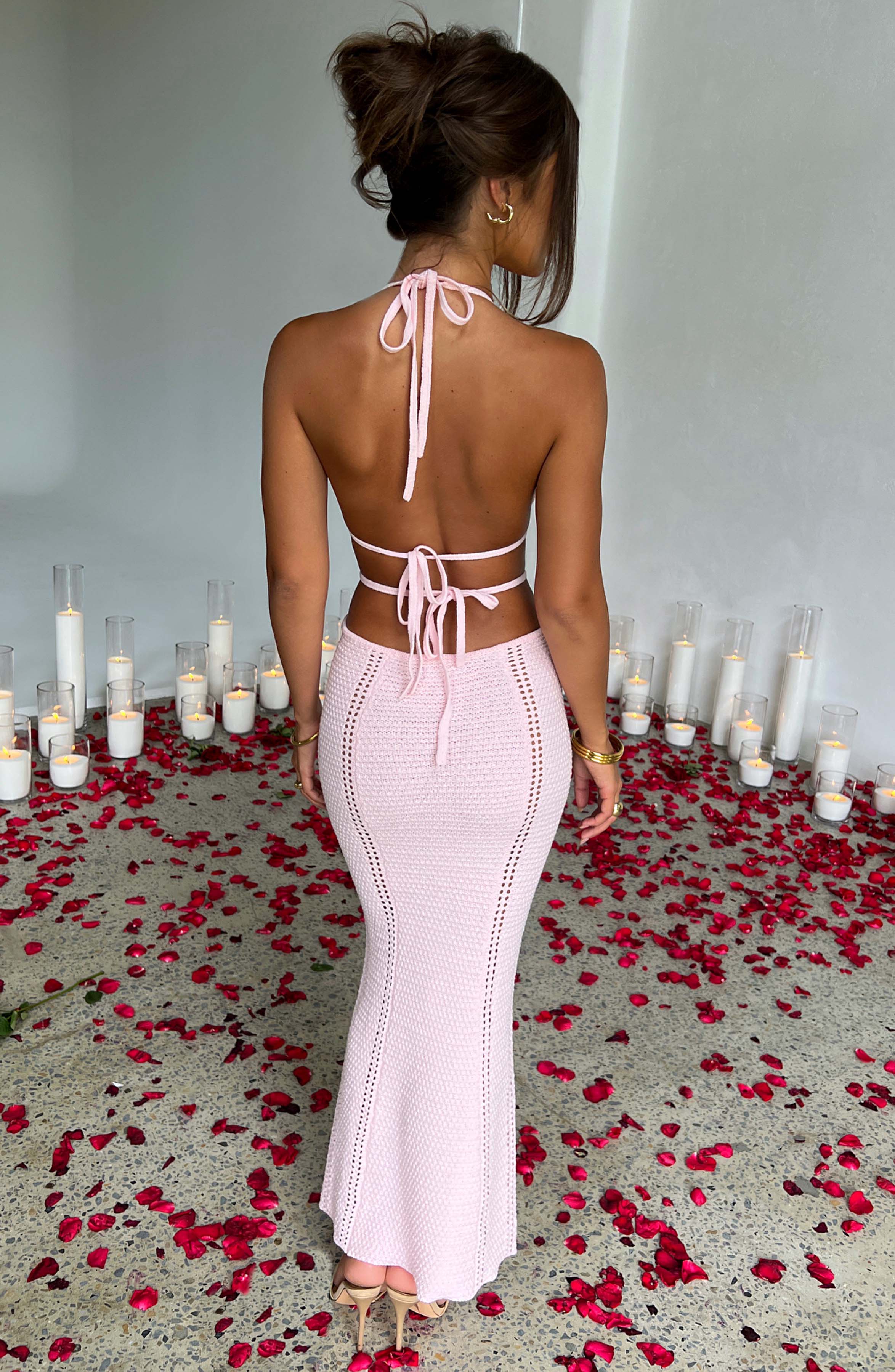 Raverya Maxi Jurk- Blush